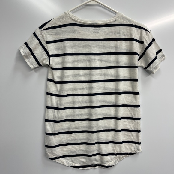 Madewell Whisper Striped Crew Neck‎ Tee Size XXS - Picture 6 of 8
